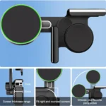 TEEQ Car Phone Holder for Tesla Model 3 Y Highland Mount Adjustable Magnetic Phone Holder Car Screen Side Phone Support Frame