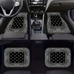 Car Floor Mats 4 Pieces Stylish Anti-Smudge Anti-Slip Easy To Clean Universal Suitable for All Vehicles